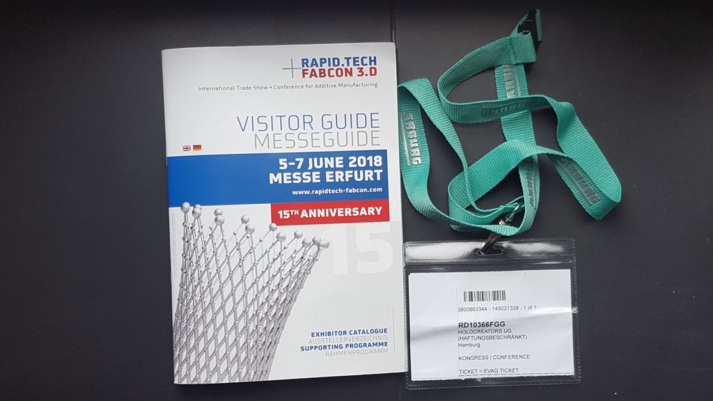 Visitor guide and id for Fabcon Rapid Tech 2018